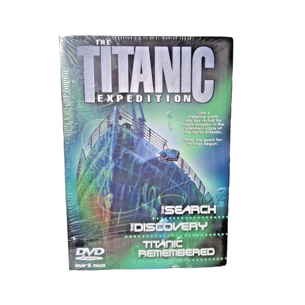 The Titanic Expedition DVD 3-Pack The Search Discovery Titanic Remembered New